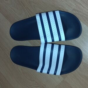 adidas Adilette Slide Adi Blue White G16220 US Size 11 Made in Italy